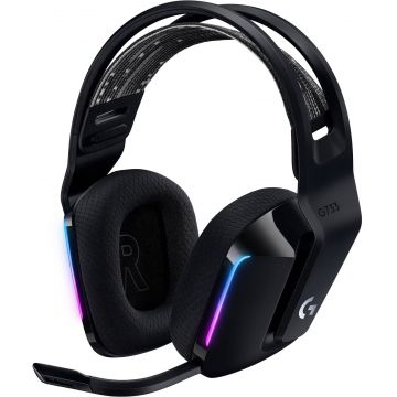 Casti Gaming Logitech G733 Lightspeed Wireless RGB Negru