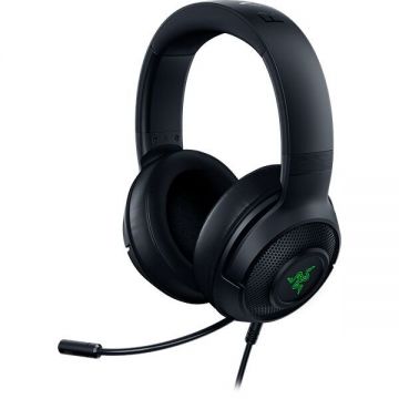 Casti gaming Razer Kraken X, USB, Negru