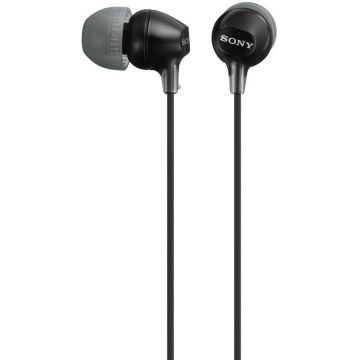 Casti In-Ear Sony MDR-EX15LPB, Cu fir, Negru Casti In-Ear Sony MDR-EX15LPB, Cu fir, Negru
