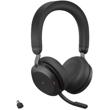 Casti Jabra Evolve2 75 USB-C UC Negru