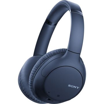 Casti Over the ear Sony WHCH710NL.CE7, Wireless, Bluetooth, Noise cancelling, Albastru
