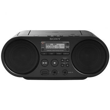 Microsistem audio ZSPS50, CD Player, tuner FM, 2x2W, USB, Negru