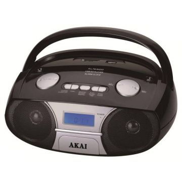 Radio portabil AKAI APRC-106, 3W, Negru