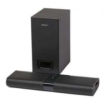 Soundbar HAV-S2400W , 2.1CH, 120W (30W x 2 + 60W), subwoofer wireless, bluetooth, nfc, optical, coaxial, aux, full size, telecomanda, negru