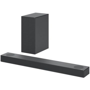 Soundbar LG S75Q , 3.1.2, 380W, Dolby Atmos, Subwoofer Wireless, Negru