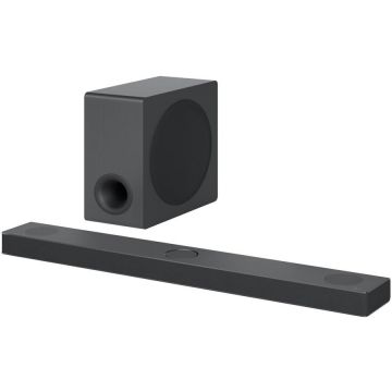 Soundbar LG S80QY, 3.1.3, 480W, Bluetooth, Subwoofer Wireless, Negru