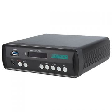 Amplificator cu Mixer MINI60 Stereo 2x30W Cu Bluetooth /USB/ SD Clasa D Intrare MIC/AUX Carcasa Aluminiu