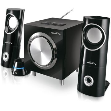 Boxe AC790 2.1 Bluetooth Multimedia FM Radio SD / MMC  AUX USB Negru