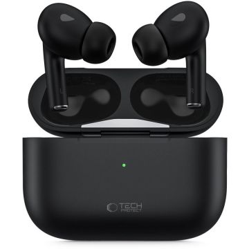 Casti UltraBoost Pro Bluetooth 5.0 170mAh Incarcare MagSafe Negru