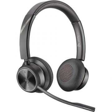 Casti Call center Poly Savi 7320-M, Raza 180 m, Microfon, Wireless, Bluetooth (Negru)