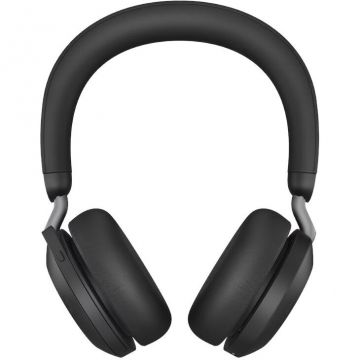 Casti Evolve2 75 Bluetooth 40mm Negru