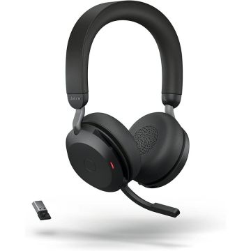 Casti Evolve2 75 Link380a UC Stereo black