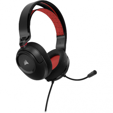 Casti Gaming HS35 V2 Multiplatform Stereo Microfon Compatibile Xbox/PlayStation/Switch Negru/Rosu
