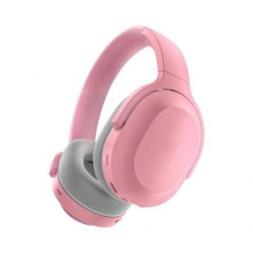 Casti Gaming Razer Barracuda Quartz, Microfon, Wireless, Bluetooth (Roz/Gri)