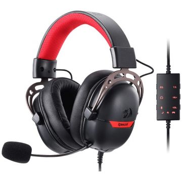 Casti Gaming Redragon Aurora Black