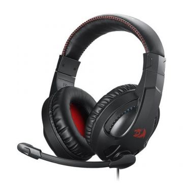 Casti Gaming Redragon Cronus, Jack 3.5mm, iluminare RGB, Stereo Surround, PC/PS5/XBOX/Nintendo (Negru)