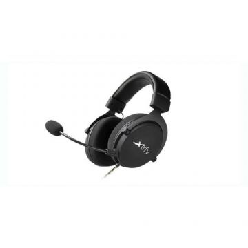 Casti Gaming Xtrfy H2 Pro, Jack 3.5mm, Difuzor 53 mm, Microfon, Cablu 2m (Negru)