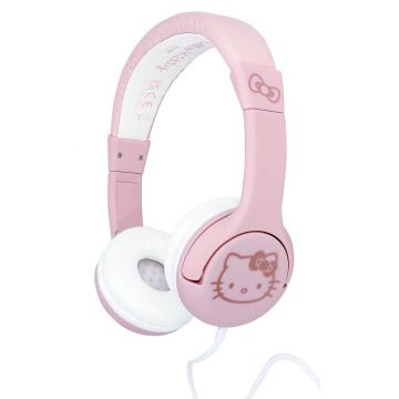Casti Stereo OTL Hello Kitty, Pentru copii, Cu fir (Roz)