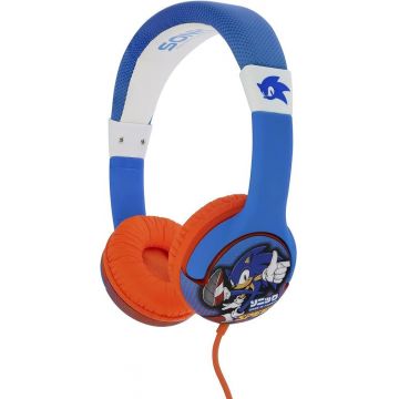 Casti Stereo OTL Sonic Speed, Pentru copii, Cu fir (Albastru/Portocaliu)