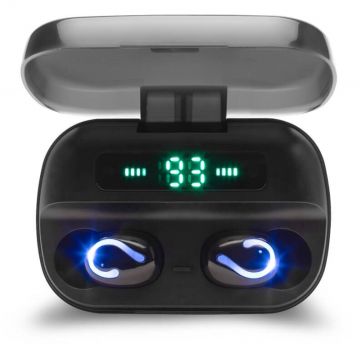 Casti Telefon TWS-06 Bluetooth 5.0 + EDR Negru