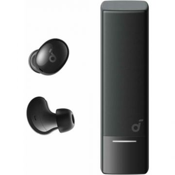 Casti True Wireless Anker SoundCore A30i, Tehnologie de Anulare a Zgomotului Smart, Bluetooth 5.4, IP54 (Negru)