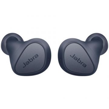 Casti True Wireless Jabra Elite 3, Bluetooth, Microfon, IP55 (Albastru)