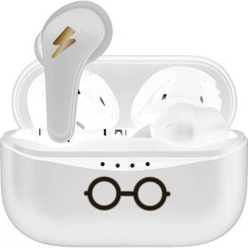 Casti True Wireless OTL Harry Potter Glasses, Microfon, Bluetooth (Alb)
