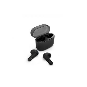 Casti True Wireless Philips TAT2139BK/00, Bluetooth 5.3, Google Fast Pair, Comenzi tactile, Asistent Siri/Google, IPX4 (Negru)
