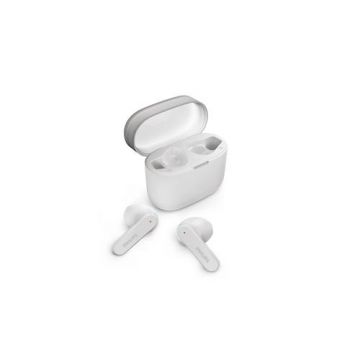 Casti True Wireless Philips TAT2139WT/00, Bluetooth 5.3, Google Fast Pair, Comenzi tactile, Asistent Siri/Google, IPX4 (Alb) Casti True Wireless Philips TAT2139WT/00, Bluetooth 5.3, Google Fast Pair, Comenzi tactile, Asistent Siri/Google, IPX4 (Alb)