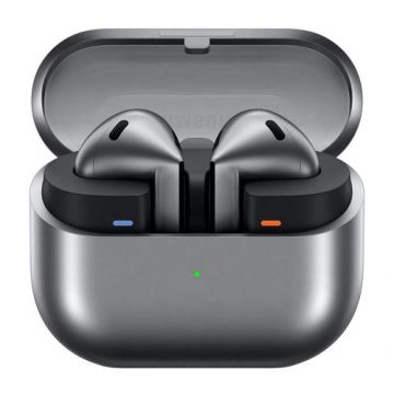 Casti True Wireless Samsung Galaxy Buds 3, Bluetooth, In-ear, ANC, 360 Audio, IP57 (Gri)