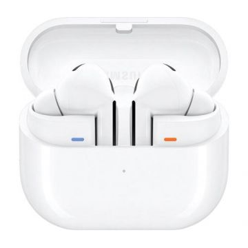 Casti True Wireless Samsung Galaxy Buds 3 Pro, Bluetooth, In-ear, ANC, 360 Audio, Auracast, IP57 (Alb)