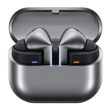 Casti True Wireless Samsung Galaxy Buds 3 Pro, Bluetooth, In-ear, ANC, 360 Audio, Auracast, IP57 (Gri)