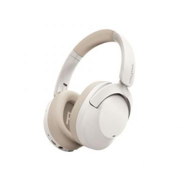 Casti Wireless Over-ear Creative Zen Hybrid 2,  Hybrid ANC, Bluetooth/Jack 3.5mm (Alb)