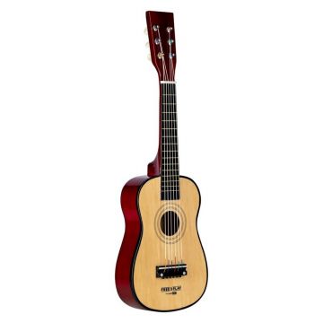 Chitara din lemn, Free2Play, Cu 6 corzi metalice, Dezvolta abilitatile motorii, Stimuleaza auzul si atentia auditiva, 59 cm, 3 ani+, Brown Chitara din lemn, Free2Play, Cu 6 corzi metalice, Dezvolta abilitatile motorii, Stimuleaza auzul si atentia auditiva, 59 cm, 3 ani+, Brown