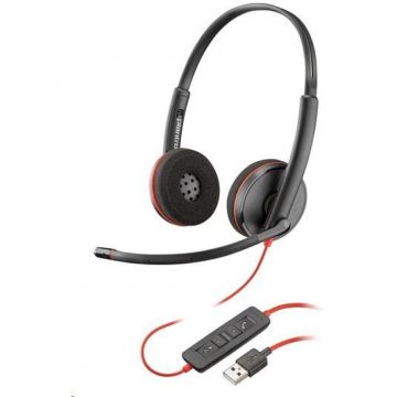 HP Căști Poly Blackwire C3220, USB-A, stereo