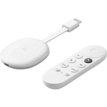 Media Player Chromecast New 2022 With Google TV HD Snow Alb