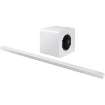 Samsung Soundbar Samsung HW-S801D, 3.1.2, 330W, Bluetooth, Wi-Fi, Subwoofer wireless, Dolby Atmos (Alb) Samsung Soundbar Samsung HW-S801D, 3.1.2, 330W, Bluetooth, Wi-Fi, Subwoofer wireless, Dolby Atmos (Alb)
