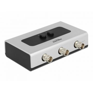 Switch BNC bidirectional manual 2 porturi, Delock 87669