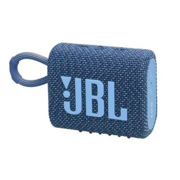 Boxa portabila JBL Go 3 Eco, Bluetooth, IP67, 5H (Albastru)