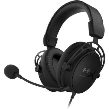 Casti Gaming Kingston Kingston HyperX Cloud Alpha S HX-HSCAS-BK/WW, Microfon (Negru)