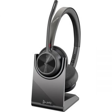 Casti Voyager 4320 MS USB-A Stereo CS Statie Incarcare Negru