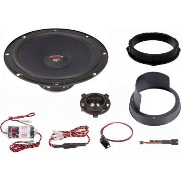 KIT Sistem component Dedicat Seat Leon 2012 200mm 150W pe 2 căi Crossover plug'n'play Audio System German Sound