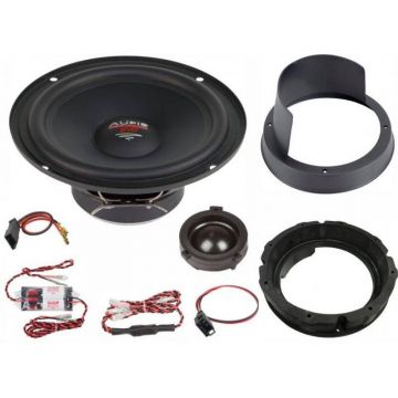 KIT Sistem component dedicat Skoda Octavia Superb 110w pe 2 căi Crossover plug'n'play Audio System German Sound