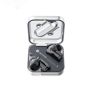 Casti fara fir Wekome V51, Bluetooth, Carcasa de incarcare, Negru
