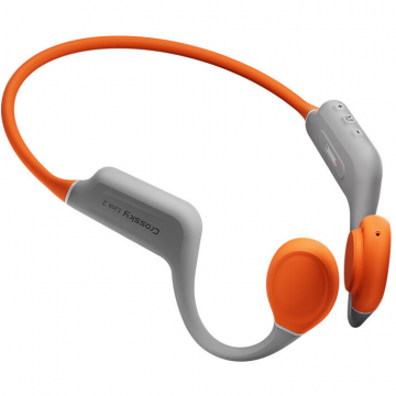 Casti T25 Bluetooth IPX5 Incarcare Magnetic Gri-Portocaliu