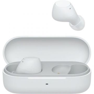 Casti True Wireless In-Ear Sony WF-C510, Bluetooth, Multipoint, ASM, Hands-free, Microfon, Control vocal, IPX4 (Alb)