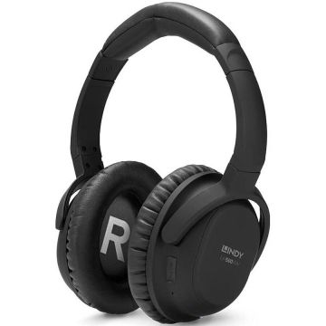 Lindy Casti Wireless Lindy  Active Noise Cancelling, Negru