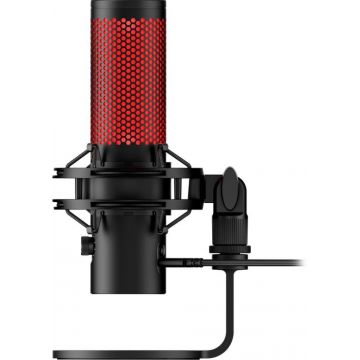Microfon HP HyperX Q귊st 2, USB Type-C, Sensor Tap-to-Mute, Indicator LED, Shock Mount (Negru)