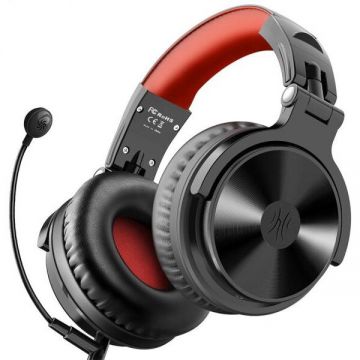 ONEODIO Casca OneOdio wireless, cu fir, tip over ear, utilizare multimedia, conectare prin Bluetooth 5.0 | Jack 3.5 mm | Jack 6.35 mm, difuzor 50 mm, impedanta 32 Ohm, acumulator 1000 mAh, negru, Pro-M