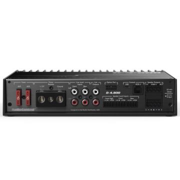 Amplificator de mare putere cu DSP Matrix 4 canale cu Accubass® 12V Audio Control D-4.800, 4 x 200 watts, in 2 sau 4 ohm, clasa D